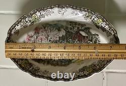 52 Pc 8 Place Settings Johnson Brothers Friendly Village Brown Mark