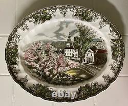 52 Pc 8 Place Settings Johnson Brothers Friendly Village Brown Mark