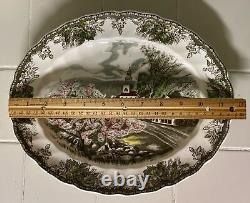 52 Pc 8 Place Settings Johnson Brothers Friendly Village Brown Mark