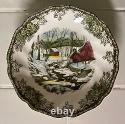 52 Pc 8 Place Settings Johnson Brothers Friendly Village Brown Mark