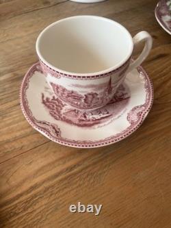 6 Place Settings Johnson Bros Old Britain Castles