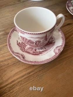6 Place Settings Johnson Bros Old Britain Castles