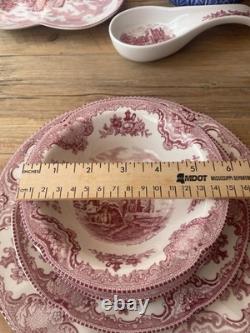 6 Place Settings Johnson Bros Old Britain Castles