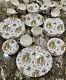 64pc Autumns Delight Johnson Bros Complete Service For 8 Dinner Plates Bowls +++