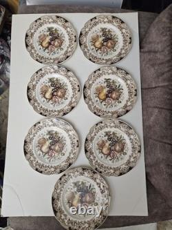 (7) Johnson Bros Harvest Salad Plates 8