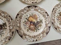 (7) Johnson Bros Harvest Salad Plates 8