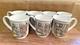 7 Vtg Johnson Bros Friendly Village Christmas Mugs 3 7/8 H 9 Oz England