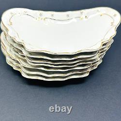 7 Vintage 1930s Johnson Bros Made in England Crescent Shape Candy Dish 6 x 3.5