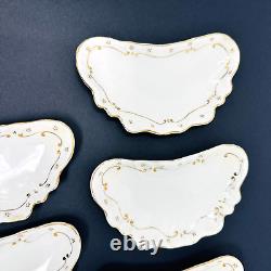 7 Vintage 1930s Johnson Bros Made in England Crescent Shape Candy Dish 6 x 3.5