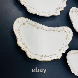 7 Vintage 1930s Johnson Bros Made in England Crescent Shape Candy Dish 6 x 3.5