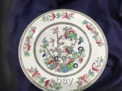 8 JOHNSON BROTHERS INDIAN TREE DINNER PLATES off white CHINA! Made ENGLAND