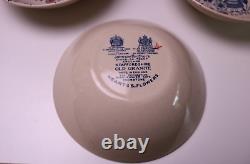 8 Johnson Bros Hearts & Flowers 6 1/2 Coupe Cereal Bowls