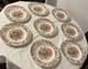 (8) Vtg Johnson Bros Wild Turkey Native American Windsor Ware Dinner Plates