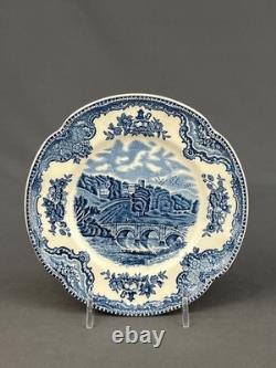 9 Johnson Brothers OLD BRITAIN CASTLES BLUE 6 1/4 Bread Plates England MINT