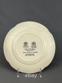 9 Johnson Brothers OLD BRITAIN CASTLES BLUE 6 1/4 Bread Plates England MINT