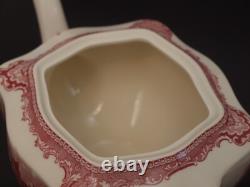 9 Pc Tea Pot Set Johnson Bros OLD BRITAIN CASTLES 4 Cups 4 Saucers England EUC