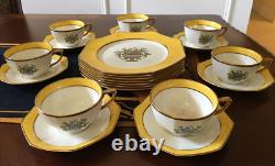 ANTIQUE JOHNSON BROS. ENGLAND 279 Set 21 Pieces MADE FOR OVINGTON BROS. NEW YORK