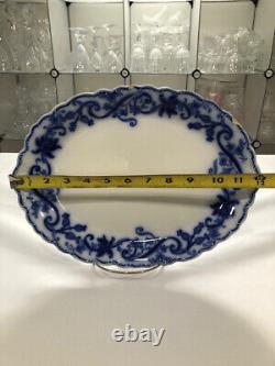 Andorra Flow Blue by Johnson Bros. 5pcs of Circa 1901 Vintage Dinnerware