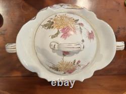 Antique Johnson Bros. Chamber Set Pitcher, Basin, Waste, Chamber, Soap, Brush