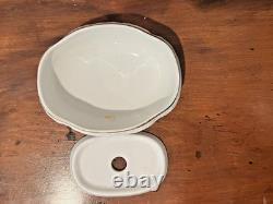Antique Johnson Bros. Chamber Set Pitcher, Basin, Waste, Chamber, Soap, Brush