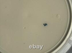 Antique Johnson Bros England Flow Blue 5-Piece Tea Set Dinner Plates Cup Saucer