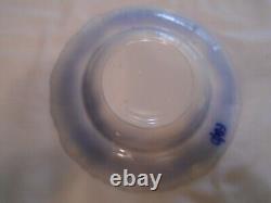 Antique Johnson Bros England Persian Bowl Flow Blue 9 Flat Rim Gold accents