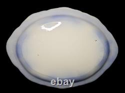 Antique Johnson Bros England Richmond 16 3/8 x 1.5in Flow Blue Platter EUC