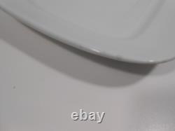 Antique Johnson Bros Royal Ironstone China 2 White Rectangle Platters England