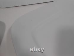 Antique Johnson Bros Royal Ironstone China 2 White Rectangle Platters England