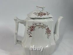 Antique Johnson Brothers Bros Ironstone England Porcelain Daisy Magnolia Teapot