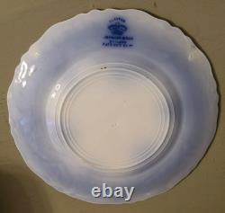 Antique Johnson Brothers Clayton Flow Blue 7 Salad Dessert Plates Set of 10