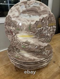 Antique Johnson Brothers Old English Countryside, 44 Pieces great condition