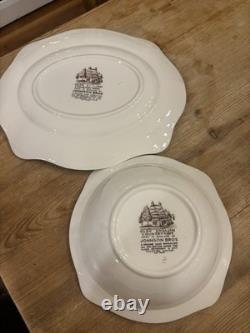 Antique Johnson Brothers Old English Countryside, 44 Pieces great condition