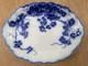 Antique Oval Platter Flow Blue Kenworth Blackberry 12.5x9.25 Johnson Bros