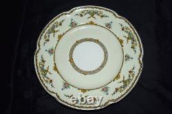 Antique PAREEK Johnson Bros England Dinner Plates Floral Design Set of 8