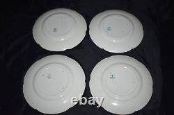 Antique PAREEK Johnson Bros England Dinner Plates Floral Design Set of 8