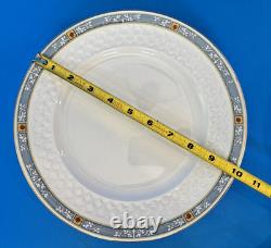 Antique Rare Johnson Bros EUNICE Dinner Plates/Bowls/Soup Tureen -Gold Rim