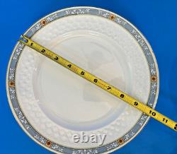 Antique Rare Johnson Bros EUNICE Dinner Plates/Bowls/Soup Tureen -Gold Rim