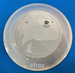Antique Rare Johnson Bros EUNICE Dinner Plates/Bowls/Soup Tureen -Gold Rim