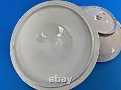 Antique Rare Johnson Bros EUNICE Dinner Plates/Bowls/Soup Tureen -Gold Rim