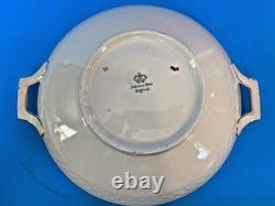 Antique Rare Johnson Bros EUNICE Dinner Plates/Bowls/Soup Tureen -Gold Rim