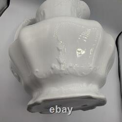 Antique Royal Ironstone China Johnson Bros. England Pitcher and Basin/Bowl White