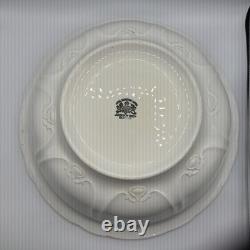 Antique Royal Ironstone China Johnson Bros. England Pitcher and Basin/Bowl White