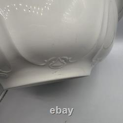 Antique Royal Ironstone China Johnson Bros. England Pitcher and Basin/Bowl White