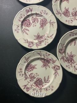 Antique Warwick Mulberry Johnson Bros. Set of Salad Plates (x8) England