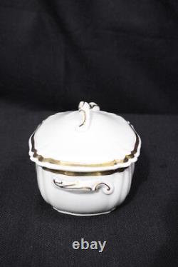 Antique c. 1900 Johnson Bros. Royal Ironstone TUREEN withLid & Ladle, Lustre Trim