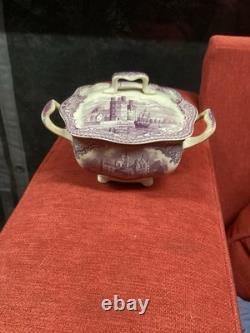 Antique-style dish is a Johnson Brothers Old Britain Castles lidded tureen