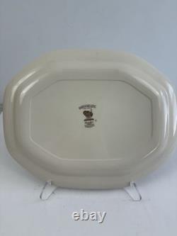 Barnyard King Turkey Platter Johnson Bros. Beautiful 20.25 EUC /rw