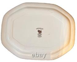 Barnyard King Turkey Platter Johnson Bros. Beautiful Condition