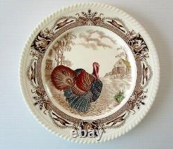 Barnyard King by Johnson Bros Dinner Plates Set of 4 Vintage 10.75 Turkey